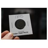 1895  INDIAN HEAD PENNY