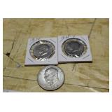 EISENHOWER DOLLAR & KENNEDY HALF DOLLARS