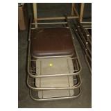 4 PADDED FOLDING CHAIRS