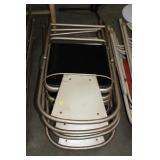 4 PADDED FOLDING CHAIRS