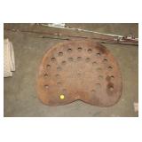 VINTAGE METAL TRACTOR/EMPLEMENT SEAT