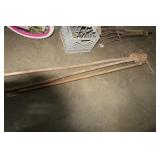 ANTIQUE HOLE DIGGERS & RAKE