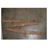 3 METAL SINGLE TREES