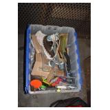 TOTE OF MISC HARDWARE