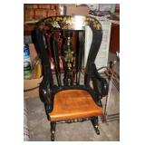 WOODEN ROCKING CHAIR