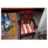 WOODEN CHILDS CHAIR
