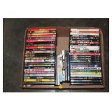BOX OF DVDS