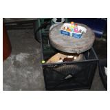 METAL PLANTER & DOLL HOUSE FURNITURE,ETC