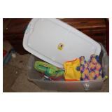 TOTE OF KIDS LIFE JACKETS