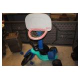 LITTLE TIKES BASKETBALL GOAL & TRICYCLE