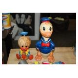 DONALD DUCK COIN BANK & BATH TOY