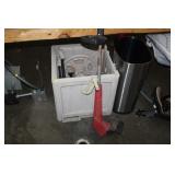 HOSE REEL,TRIMMER,GARBAGE CAN