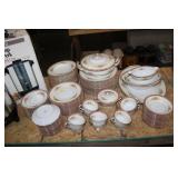 LOT OF ROSE CHINA DISHES