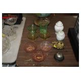 LOT OF GLASSWARE & DECOR
