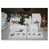LOT OF DEPT 56 VILLAGE PIECES