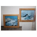 2 FRAMED PRINTS