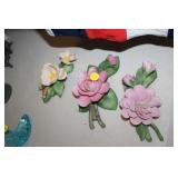 3 ITALIAN FLOWER FIGURES