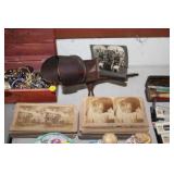 ANTIQUE VIEW FINDER WITH SLIDES