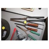 LOT OF VINTAGE CURLING IRONS