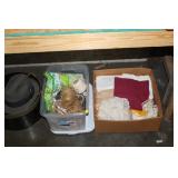 LOT OF FABRIC & YARN,ETC