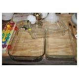 LOT OF PYREX BAKING DISHES