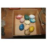 BOX OF MARBLE EGGS