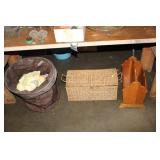 MAGAZINE RACK,BASKET CHEST,MISC