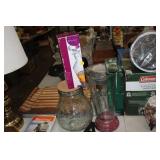 VASE,JAR WITH LID,WHISKEY KARAFFE