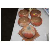 LOT OF PUMPKIN DECOR