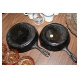 2 CAST IRON SKILLETS