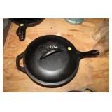 CAST IRON LODGE SKILLET WITH LID