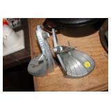 PAIR OF METAL AIR PLANE BOOKENDS