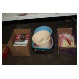 LOT OF COOKBOOKS,CANDLES,ETC