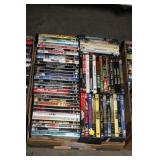 BOX OF DVDS