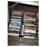 BOX OF DVDS