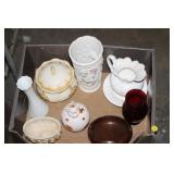 LOT OF VARIOUS GLASSWARE