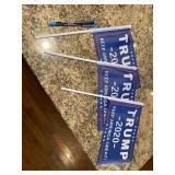 3 TRUMP RALLY FLAGS
