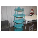 52" TALL WOODEN SHELF