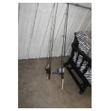 LOT OF 3 FISHING POLES