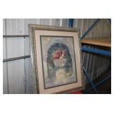 FRAMED FRUIT PRINT, 32X38