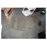 1 LARGE AND 3 SMALL ARMY TARPS