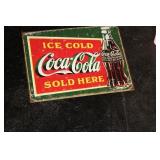 COCA COLA METAL SIGN