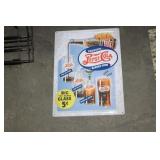 PEPSI COLA METAL SIGN