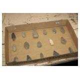 BOX OF ARROW HEADS