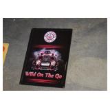 RED CROWN METAL SIGN