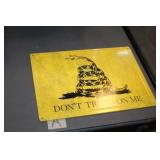 METAL DONT TREAD ON ME SIGN