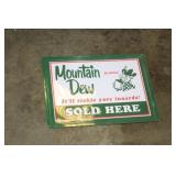 METAL MT DEW SIGN