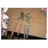 2 PAIR OF CHANNEL LOCKS