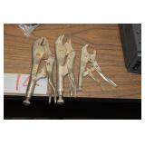 3 PAIR OF VISE GRIPS