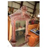 ORNATE DRESSER MIRROR, 67" TALL